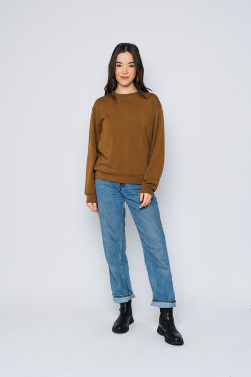 Jenna-Luxe Fleece Crew